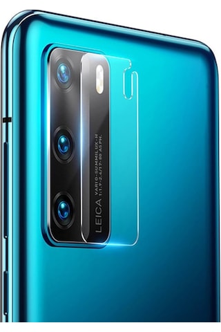 Baseus Huawei P40 Kamera Koruyucu Kırılmaz Cam 2Adet Set Şeffaf (119841089)