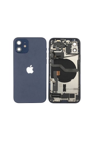 Trendexa Apple iPhone Uyumlu 12 Uyumlu Full Dolu Kasa Lacivert Mac
