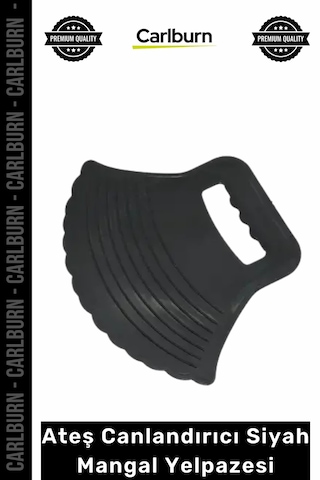 Özel Üretim Kaliteli Plastik Ergonomik Saplı Barbekü Kömür Ateş Canlandırıcı Siyah Mangal Yelpazesi Çok Renkli