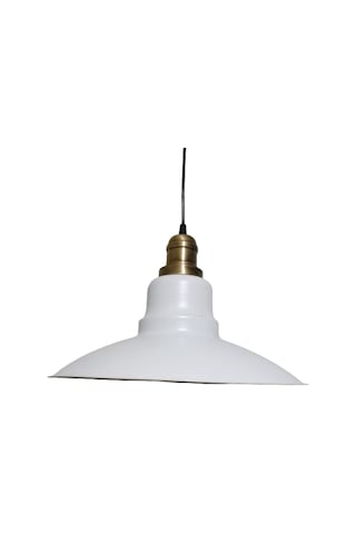 Riolight Retro Beyaz Içi Gold Tekli Meal Sarkıt Çap: 37Cm (538288775)
