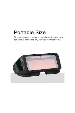 Geeksen "güneş Enerjili Otomatik Kararan Kaynak Gözlüğü - Elektrik Ve Argon Kaynağı İçin Güvenli Koruma"