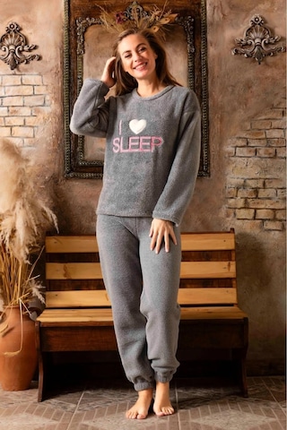 Charme Kadın Kışlık Peluş Pijama Takımı K-200-494 - 1 Adet 001