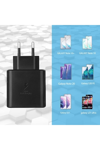 Samsung Galaxy Uyumlu S23 Ultra 5g 45w Super Hızlı Type-c Şarj Adaptörü
