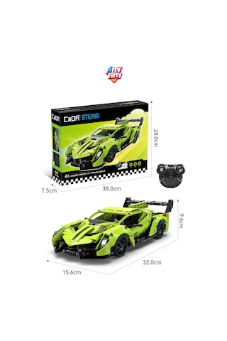 Cada Uzaktan Kumandalı Phantom Spor Araba 416 Parça Oyuncak Yapım Seti Blok Araba Ff-c51309w