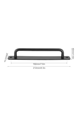 Zarif Sürgülü Ahır Kolu Alüminyum Garaj Dolap Çekme Kolu Huiliang