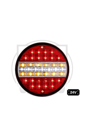 6 Adet Hamburger Ledli Stop Lamba 4 Fonksiyonlu 24v.