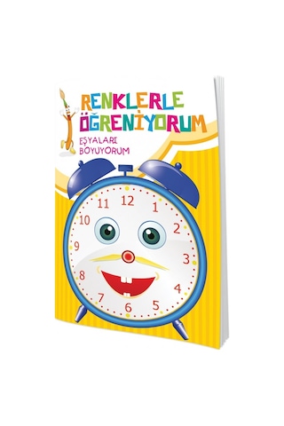 Renklerle Öğreniyorum Boyama Seti-Renkli ve Örnekli-10 Kitap Takım- Ema Çocuk