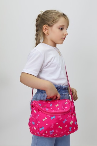 Termal Beslenme Çantası Tek Gözlü, Ayarlanabilir Omuz Askılı, Isı Yalıtımlı, Anaokulu & İlkokul Pembe