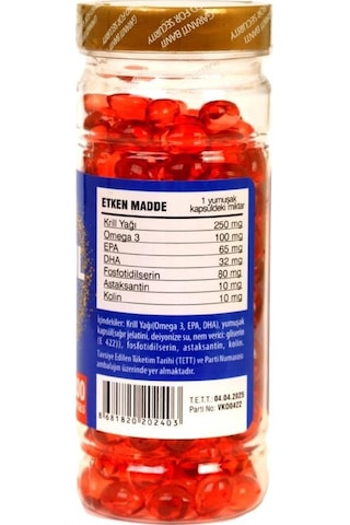 Vitapol Krill Oil 200 Yumuşak Kapsül
