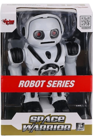 Df-6022 Işıklı Ve Müzikli Disk Atan Uzay Savaşçısı Robot