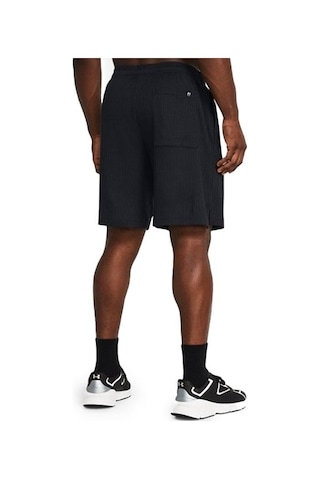 Under Armour Rival Waffle Short Erkek Şort 1383107-001 Siyah