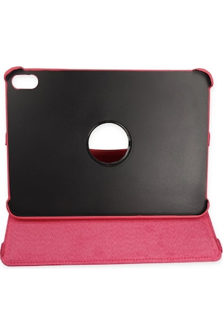 Gld-spt- Newface Apple Uyumlu iPad 2022 10.9 10.nesil Kılıf 360 Tablet Deri Kılıf - Pembe
