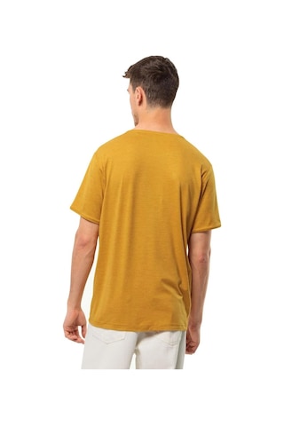 Jack Wolfskin Travel T M Erkek Tişört 1809751-58 Turuncu