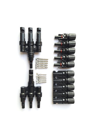 SOLAR KABLOSUZ 3'LÜ KONNEKTÖR VE 5 SET 1000V MC4 KONNEKTÖR (ERKEK