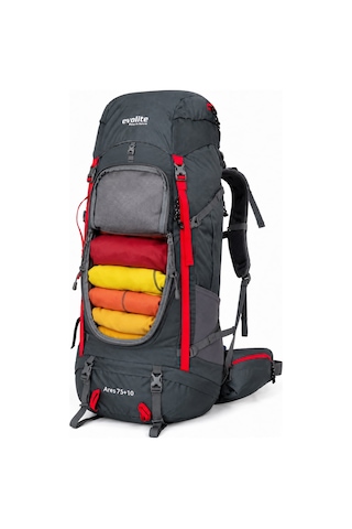 Evolite Ares 75+10l Sırt Çantası Gri