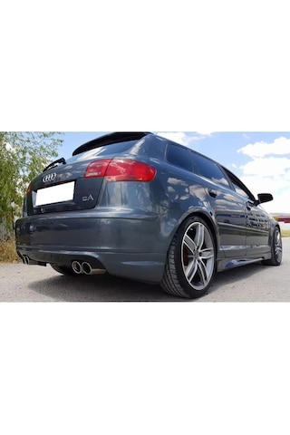 Audi A3 8p Arka Tampon Eki 2006-2012 Arası 2 Kapı Arka Ek Boyasız