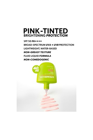 Spf50 Pink Güneş Koruyucu Krem, Ton Eşitleyici Leke Karşıtı, Aydınlatıcı, 40 Ml, Güneş Serumu