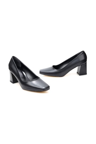 Pisagor Ps-32580 6 Cm Topuklu Kadın Stiletto Ayakkabı siyah