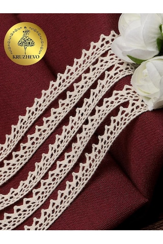 Kruzhevo El İşi Ve Dikiş İçin Örgü Dantel Şerit 1 Cm 10m 160251890