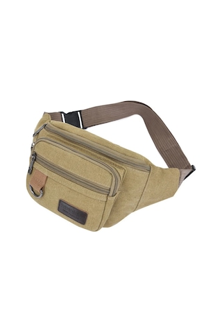 Göğüs Çantası Kanvas Bel Çantası Kadın Erkek Kemer Çantası Moda Haki