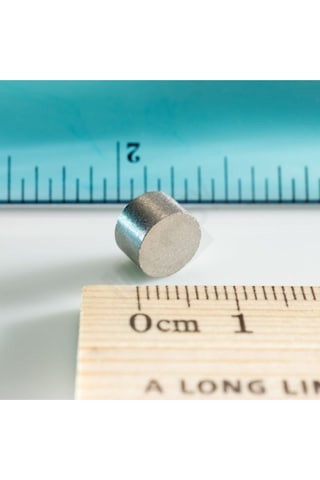 10 Adet Çap 8mm X Kalınlık 5mm Silindir Süper Güçlü Neodyum Mıknatıs