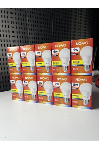 10 Adet Gün Işığı Led Ampül 10Adet
