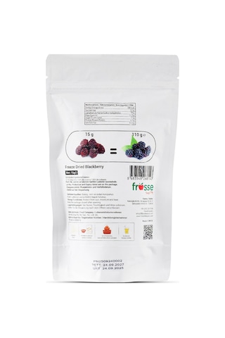 Freeze Dry Kurutulmuş Böğürtlen 110 Gr 110 G