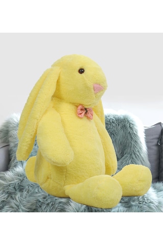 Uyku Arkadaşım Uzun Kulak Bunny Peluş Tavşan 65 Cm Sarı