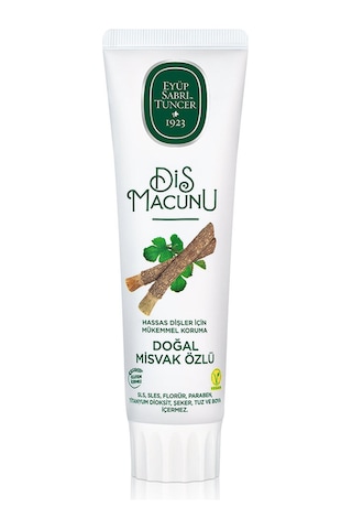4 Adet Eyüp Sabri Tuncer Doğal Misvak Özlü Diş Macunu 90 Ml