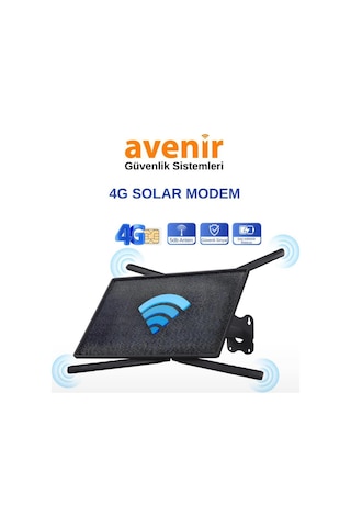 Avenir Av-4g-rtr 20watt Güneş Enerjili Solar 4g Wifi Router İnternet Dağıtıcı