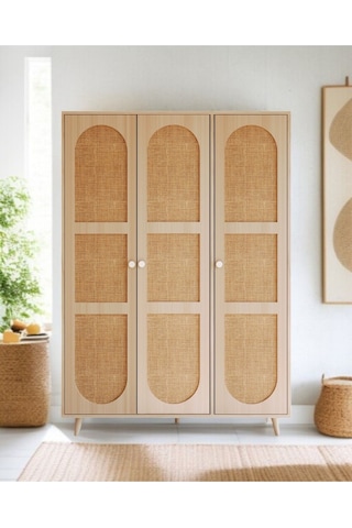 Floradesign Bali Bohem Jüt 3 Kapaklı Gardırop