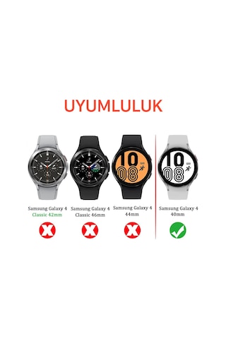 Samsung Uyumlu Galaxy Watch 4 40Mm Ekran Koruyucu Nano Esnek Cam Ppm