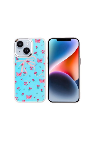 Zore Apple iPhone Uyumlu 13 Kılıf Airbag Tasarımlı Omsy Hadra Kapak - Kalp