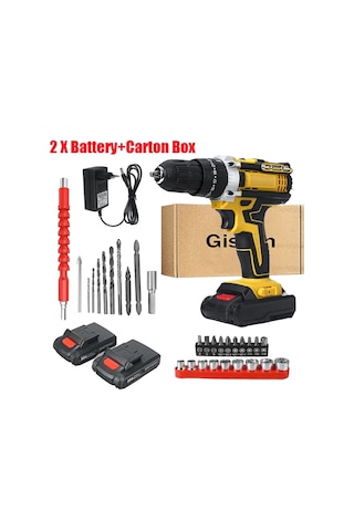 Tcherchi Gisam 88VF Şarj Edilebilir Akülü Darbeli Matkap