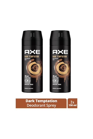 2 Adet Axe Dark Temptatıon Bay Parfüm Kofre 150 Ml