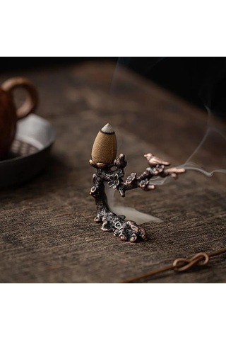 Dofolink Meditasyon Ve Yoga İçin Zen Akışlı Kuruşluk Tutucu, Erken Bahar Dal Deseni, Tekli Paket