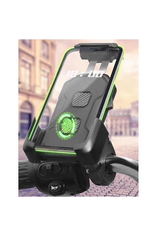 Apera Mt54 Motor Motosiklet Ve Bisiklet Telefon Tutucu Gidon Uyumlu Yük Siyah