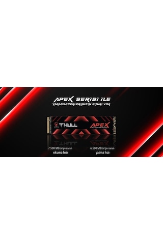Thull Apex THL-M2PCİE-APXG4X4/1TB 1 TB M2 NVMe PCIe G4X4 Gen 4 SSD