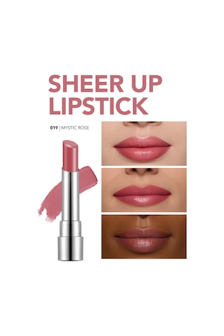 Sheer Up Yarı Transparan & Parlak Bitişli Nemlendirici Ruj 8682536097888 019mystıcrose