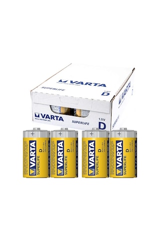 Superlife Çinko Büyük D Boy Pil 24 Lü Paket