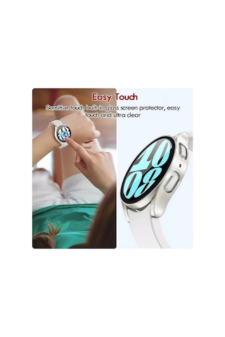 Samsung Watch 7 44mm Uyumlu Silikon 360 Tam Koruma Kasa Ve Ekran Koruyucu