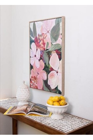 The Mia Floral Kanvas Tablo 60x90 Cm Tbl0069