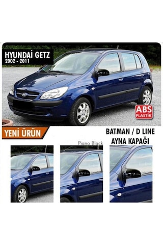 Hyundai Getz 2002 - 2011 Uyumlu Batman Ayna Kapağı