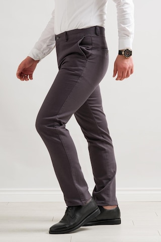 Notra Klasik Kesim Kışlık Kumaş Gabardin Boru Paça Erkek Pantolon Antrasit