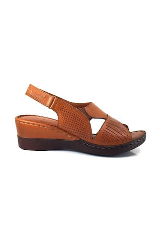 Venüs 21981113 24ys Kadın Günlük Sandalet - Taba-taba Taba