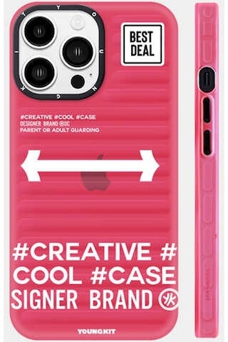 Youngkit Apple Uyumlu iPhone 14 Pro Max Luggage Firefly Serisi Kılıf