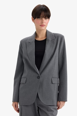 Defacto Regular Fit Düğmeli Blazer Ceket F9465ax25augr93 Gri