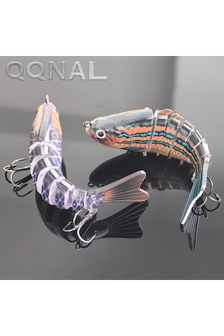 Fochsia Sa20pcs 20 Adet Dalış Yem Seti 7 Eklemli Titreşimli Yapay Balık Yemi Trout Ve Bass Tatlı Ve Tuzlu Su Olta Av Malzemeleri