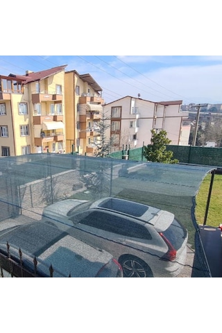 Morilu Gölgeleme Tülü 40lık Gölgelik File Siyah Şeritli Halkalı