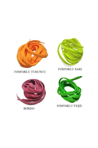 Spor Ayakkabı Bağcığı 120 CM 1 Çift